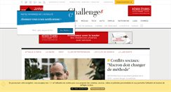 Desktop Screenshot of challenges.fr